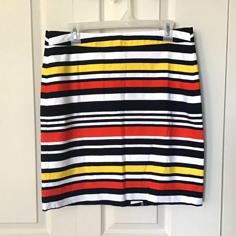 Banana Republic Striped Skirt Size 10